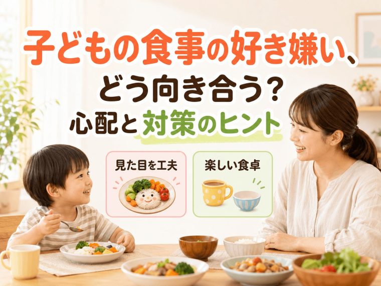 子どもの食事の好き嫌い、どう向き合う？心配と対策のヒント