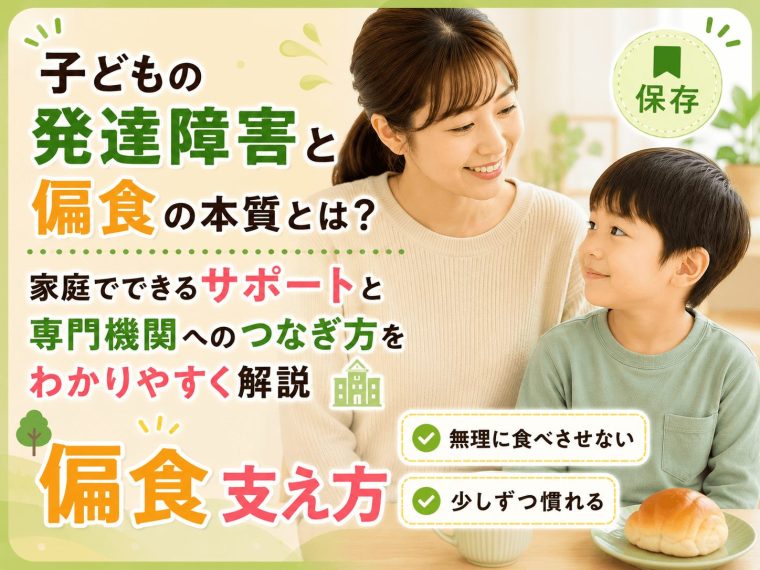 子どもの発達障害と偏食の本質とは？家庭でできるサポートと専門機関へのつなぎ方をわかりやすく解説